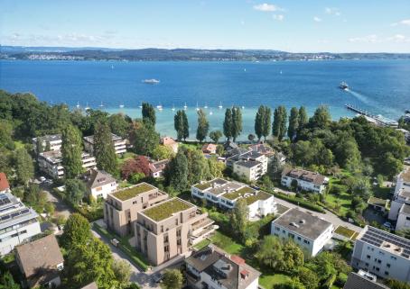 Visualisierung Waterside Konstanz-Staad, Gartenansicht