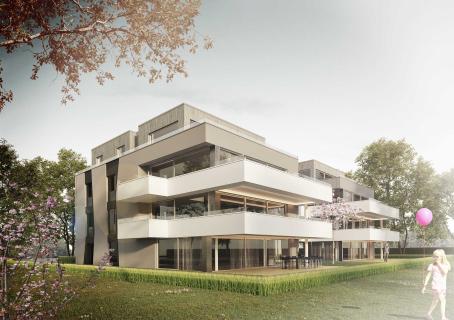 Visualisierung Waterside Konstanz-Staad, Straßenansicht